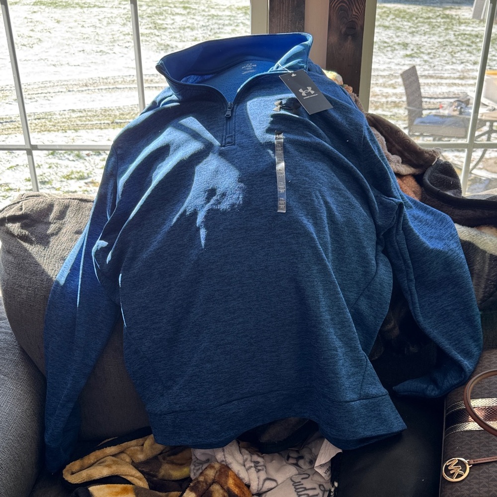 Under Armour Blue Fleece Pullover